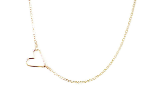The Grace Heart Necklace (Silver or Gold)