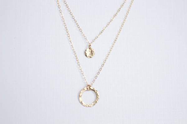 The Ava Two Tier Necklace (Silver or Gold)