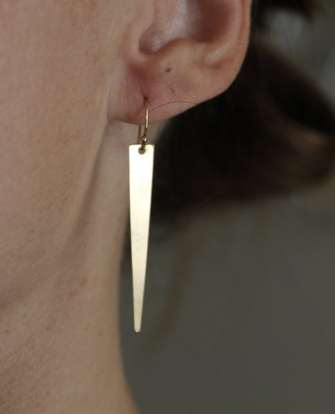 The Skylar Earrings-Long Sleek Daggers