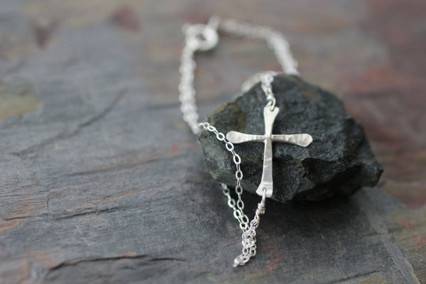The Magdalene Cross Bracelet (Gold or Silver)